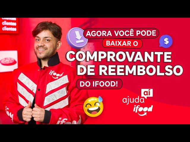 Agora você pode baixar o comprovante de reembolso do iFood