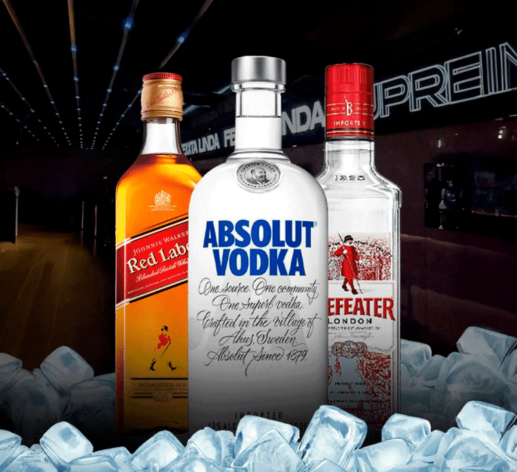 RED/ ABSOLUT/ BEEFEATER