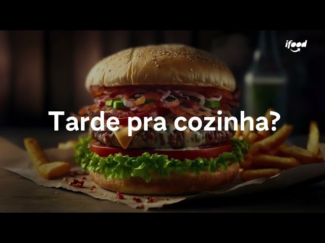 Tarde pra cozinhar? Pede iFood Já